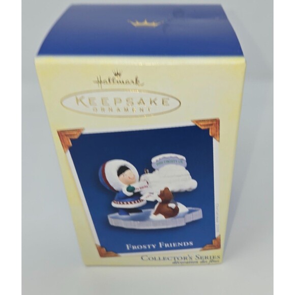 Hallmark Frosty Friends 17 Christmas Ornaments Mostly New in Box 1982-2007 - Picture 2 of 16
